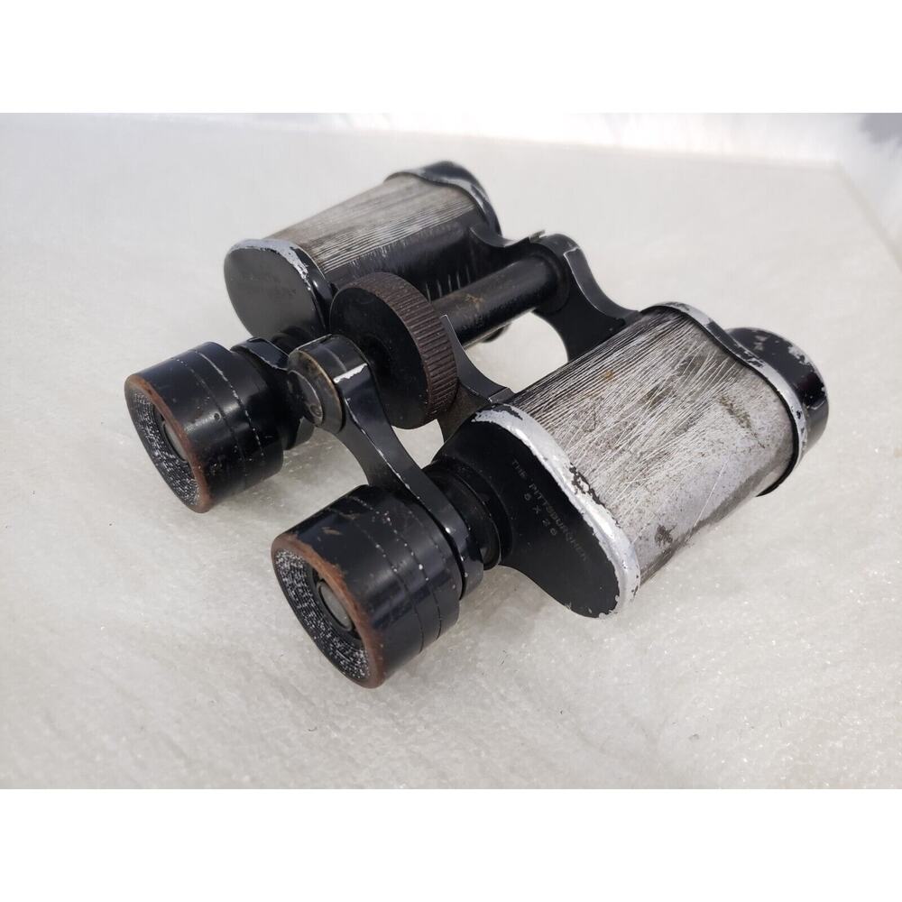BINOCULARS B.K. ELLIOTT PITTSBURGH-CLEVELAND 8X26 "PITTSBURGHER" FRANCE WWII VTG